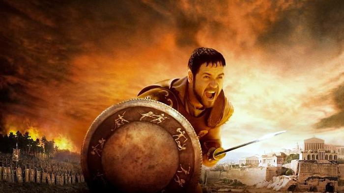 vēsturiskās filmas par labāko gladiatoru sarakstu 