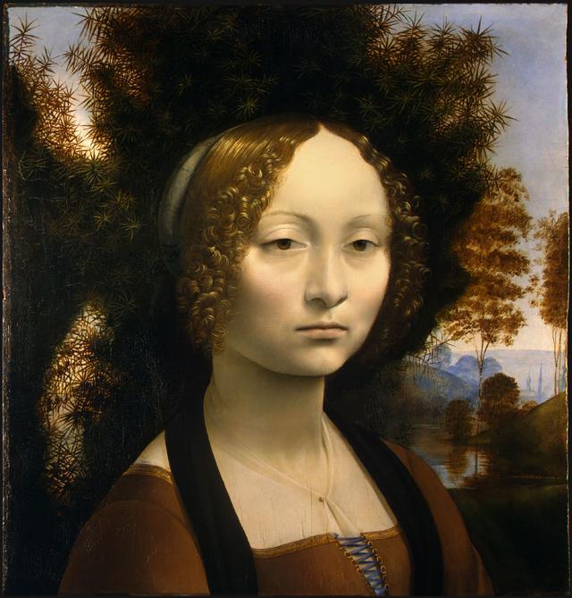 Leonardo da Vinči gleznas ar nosaukumiem