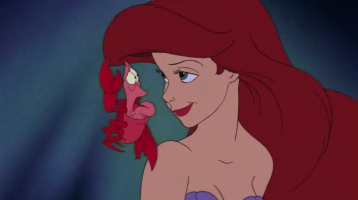 Mazā Mermaid Ariel ("Disney"). Izskats, daba, interesanti fakti