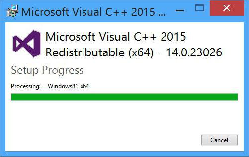 Microsoft Visual C + + instalēšana