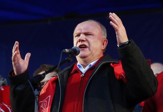 Genadijs Zyuganov biogrāfija