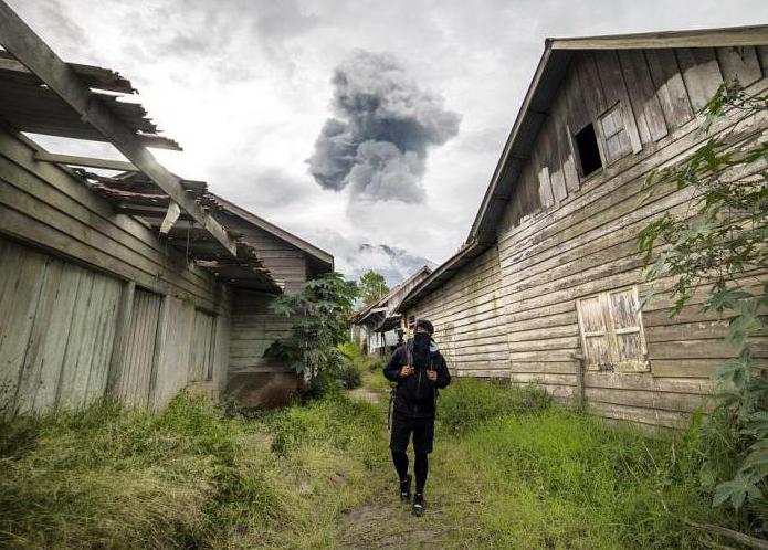 Indonēzijas vulkāns Sinabung (foto)