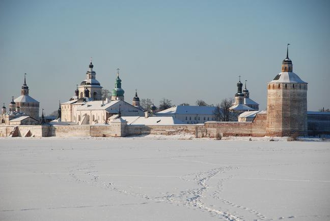 Cyril Belozersky Monastery kur palikt 