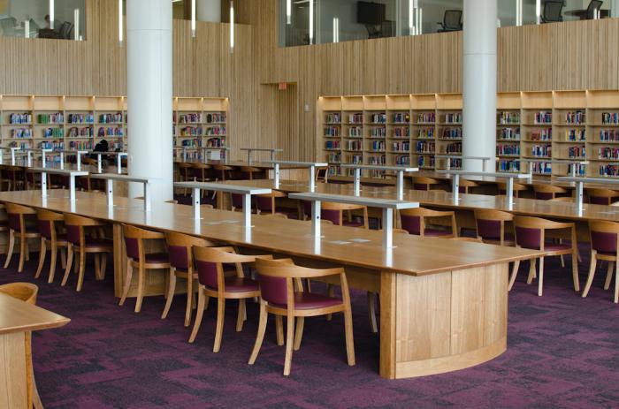 Kāds būtu skolu bibliotēkas dizains