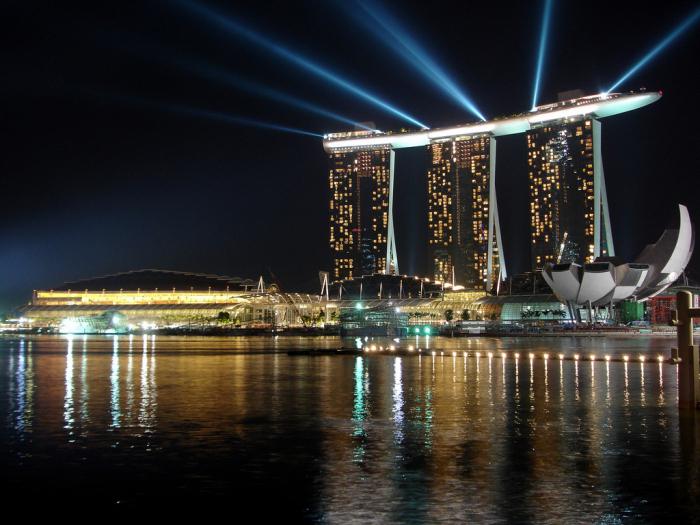 Marina līča smiltis Singapūrā: apraksts un atsauksmes